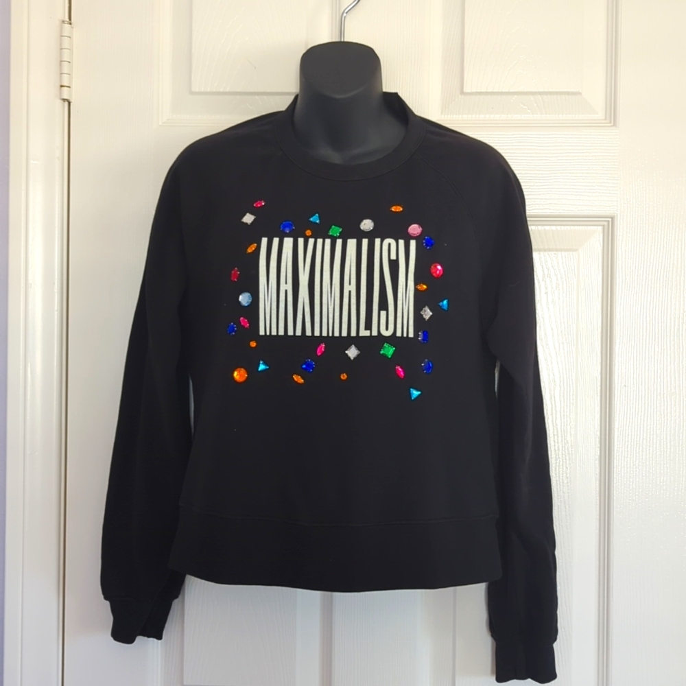 Monogram Rhinestone Maximalist Sweatshirt